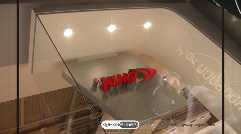 Jump Showroom, vitrin detayı