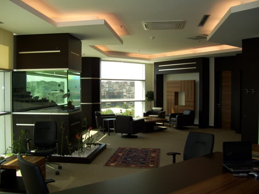 Yönetici odası, lounge alanı
