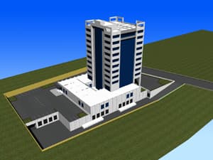 Tasarım önerisi, dış cephe (3D)