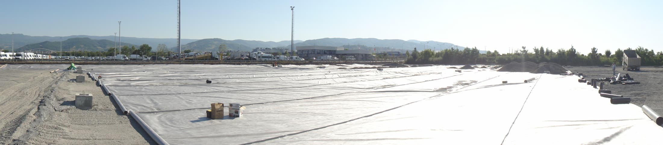 Otopark sahası genel görünüm